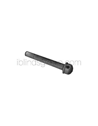 Ud. Piston p. tubo 18 mm Guia cable |Negro