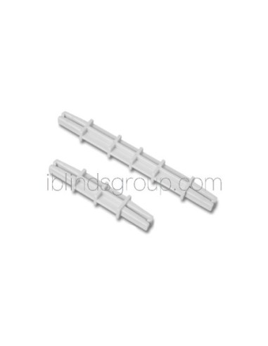 Ud. Conector primer corredor 89 mm (35 mm) |Blanco