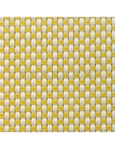 ML. Mos Screen 5% Fabric 200cm |White-Yellow